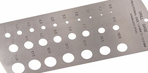 Silverline Tools Silverline 598570 Drill Gauge 1 - 13mm