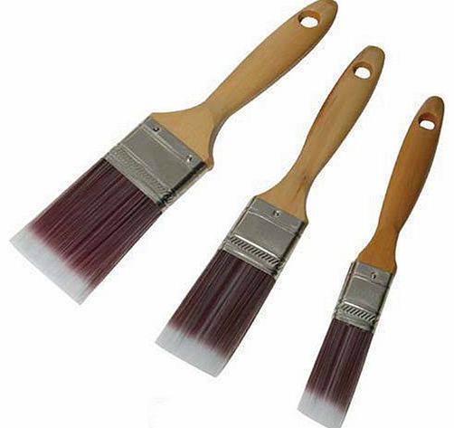 Silverline Tools Silverline 675077 Synthetic Brush Set 3-Piece