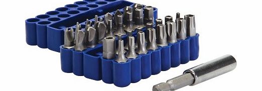 Silverline Tools Silverline 909353 Security Bit Set 33-Piece 25mm