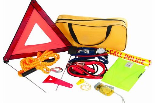 Silverline 933429 Car Emergency Kit 9-Piece