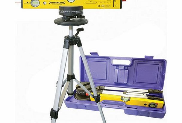 Silverline Tools Silverline SL01 Laser Level Kit 30m Range