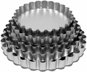 SILVERWOOD 9in Deep fluted flan with loose base