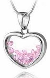 Silvexcraft 65A Swarovski Elements Floating Crystals In Pink