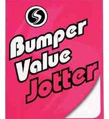 Silvine Bumper Value Plain Jotter Pad 100 sheets 229x178mm