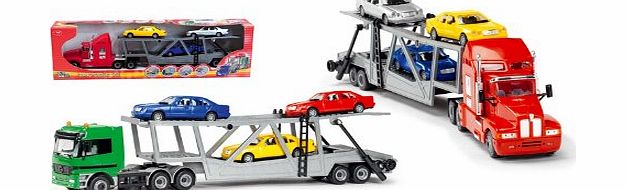 Simba Smoby transporter set mercedes benz truck & cars