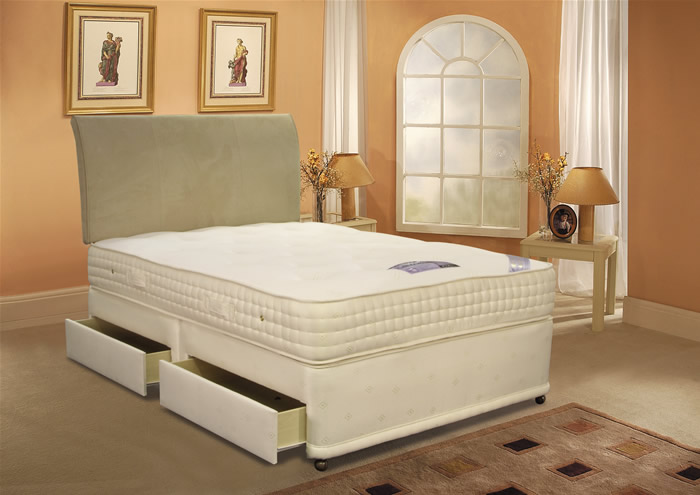 Simmons Beds Indulgence 1400 3ft Single Divan Bed