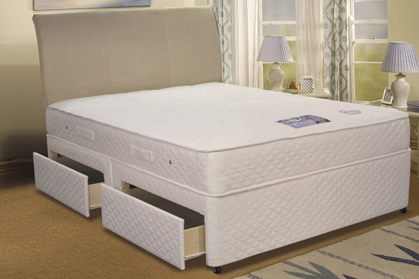Simmons Profile 350 Divan Bed Double 135cm