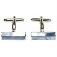 Simon Carter Blue Hexagon Tube Cufflinks by