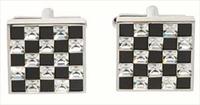 Simon Carter Crystal Tille Clear Cufflinks by