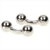 Simon Carter Curved Dumbbell Cufflinks by