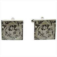 Simon Carter Grey Tapestry Cufflinks by