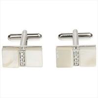 Simon Carter Mother Of Pearl Domino Cufflinks by