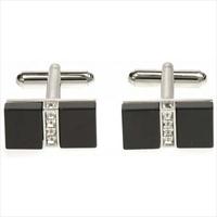 Simon Carter Onyx Domino Cufflinks by