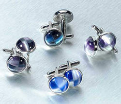 Quarter segment cufflinks