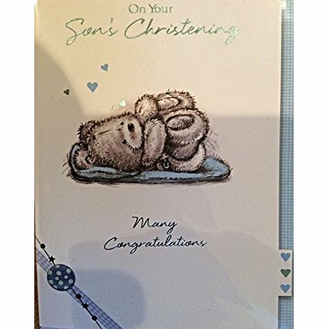 Simon Elvin On Your Sons Christening CARD -Many Congratulations