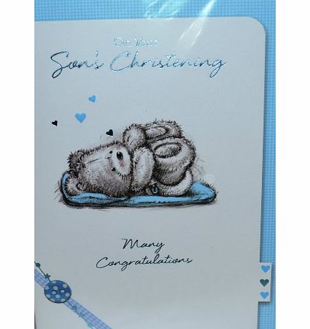 Simon Elvin On Your Sons Christening -Many Congratulations Card