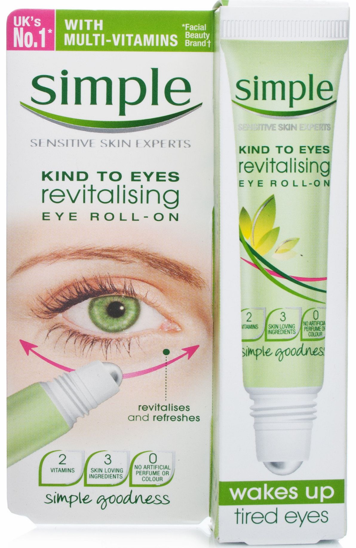 Simple Kind to Eyes Revitalising Roll On