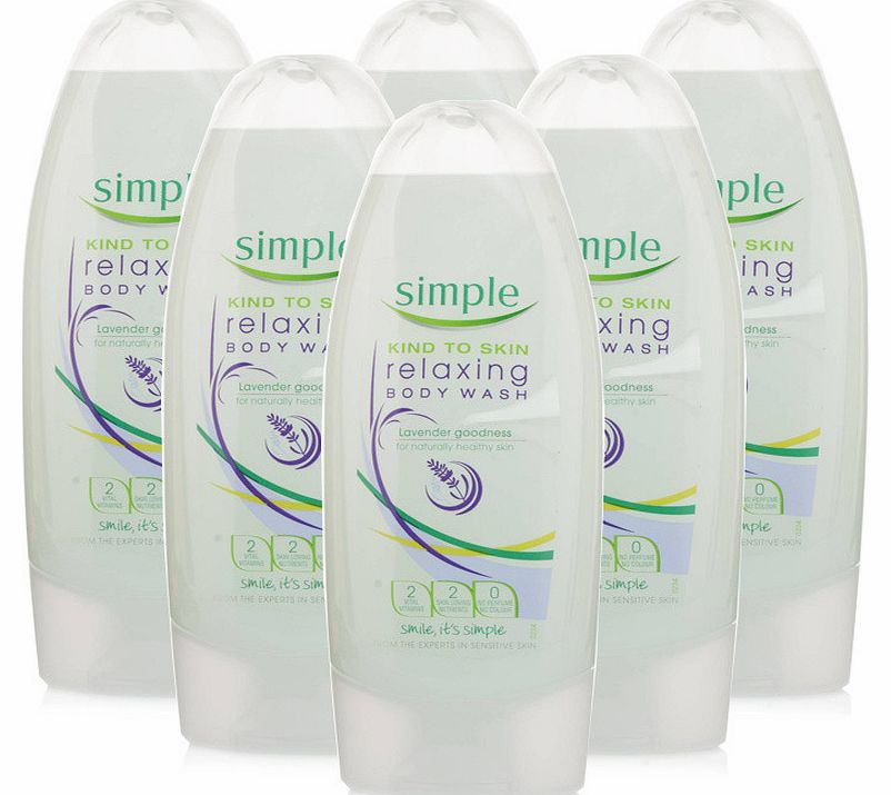 Simple Relax Bodywash 12 Pack