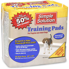 Simple Solution Puppy Training Pads 14 Pack by Simple Solution