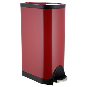 Simplehuman Butterfly Bin, Red, 30L