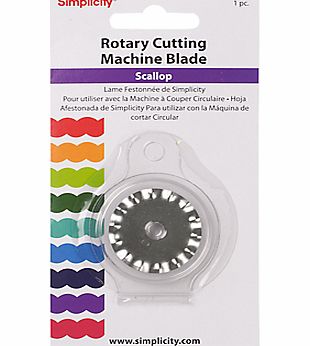 Simplicity Rotary Cutting Machine Blade, Scallop