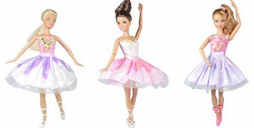 Simply Exquiste Dresses for Barbie - Ballerina Collection (3 Outfits) - DOLLS NOT INCLUDED