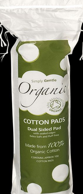 Simply Gentle 100 Cotton Pads 093891
