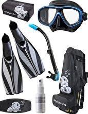 Simply Scuba, 1192[^]255876 Ceos Mask Snorkel and Fin Package