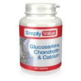 Glucosamine 750mg, Chondroitin 600mg and Calcium 50mg