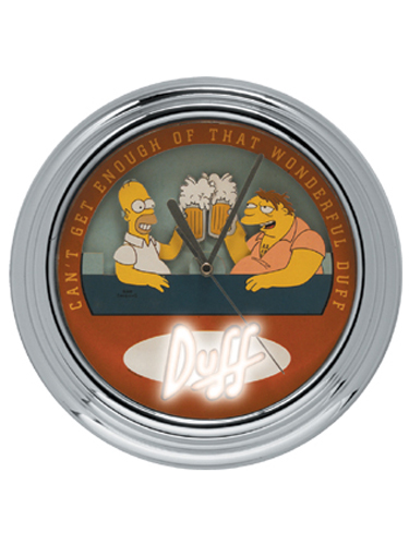 Simpsons Animated flashing Wall Clock