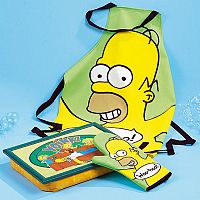 Simpsons Homer Apron and Gauntlet