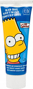 Simpsons The Simpsons Bart Softmint Toothpaste Tube (75ml)