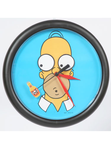 Simpsons Wall Clock Rotating Eyes `omer`Design