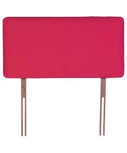 Single Cotton Headboard - Hot Pink
