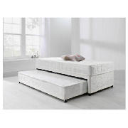 Single Guest Bed Divan Set Low Trundle