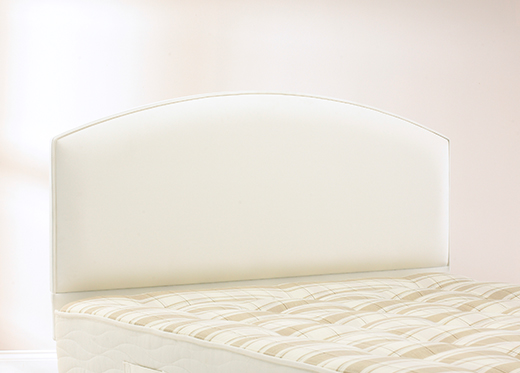 single Malibu Headboard - White