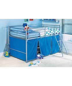 Mid Sleeper with Comfort Mattress and Blue Tent