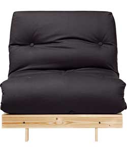 Single Pine Futon Sofa Bed with Mattress
