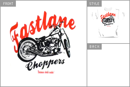 (Fastlane Chopper) T-shirt sin_MTS-009-WHT