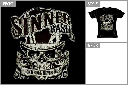 sinner (Sinner Bash) Fitted T-shirts