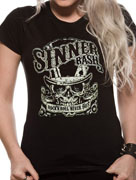 (Sinner Bash) T-shirt sin_WTS-018-BLK