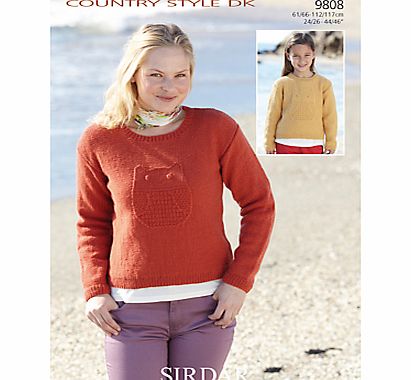 Sirdar Country Style DK Knitting Leaflet, 9808