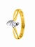 Goldsmiths Sirena 18ct 2 Tone Gold 0.25ct Diamond Ring