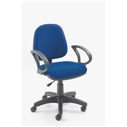 Royal Blue Medium Back Operator Chair.