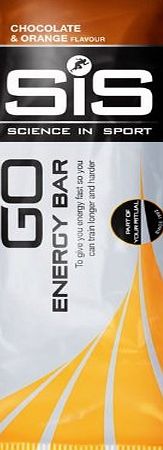 SIS GO-BAR Chocolate amp; Orange Bars 65g x 1 Science in Sport Nutritional Supplements