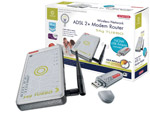 Wireless ADSL 2  Modem Router 54g Turbo and USB