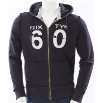 sixty hooded sweat navy