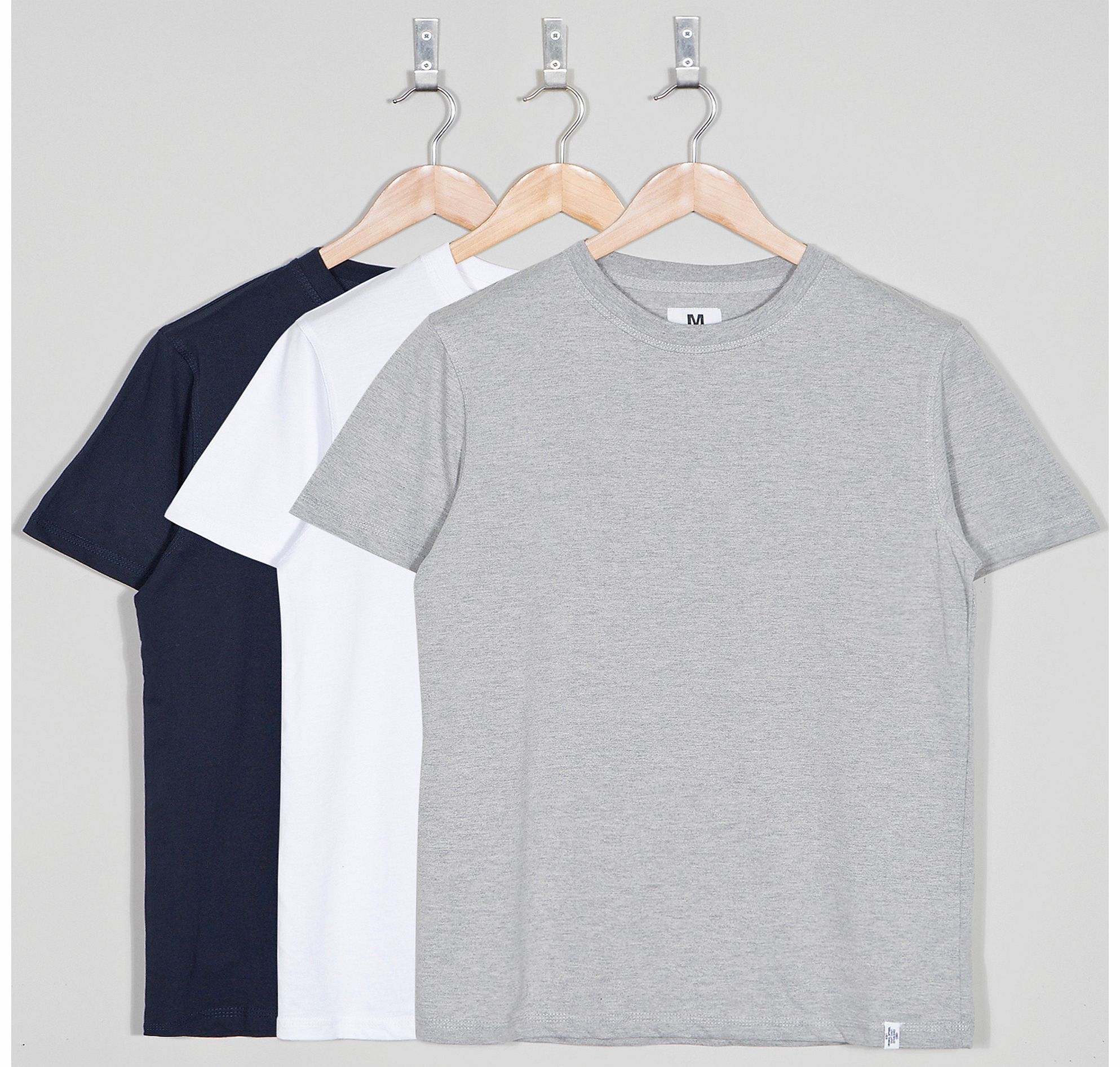 size? Basics 3 Pack T-Shirt