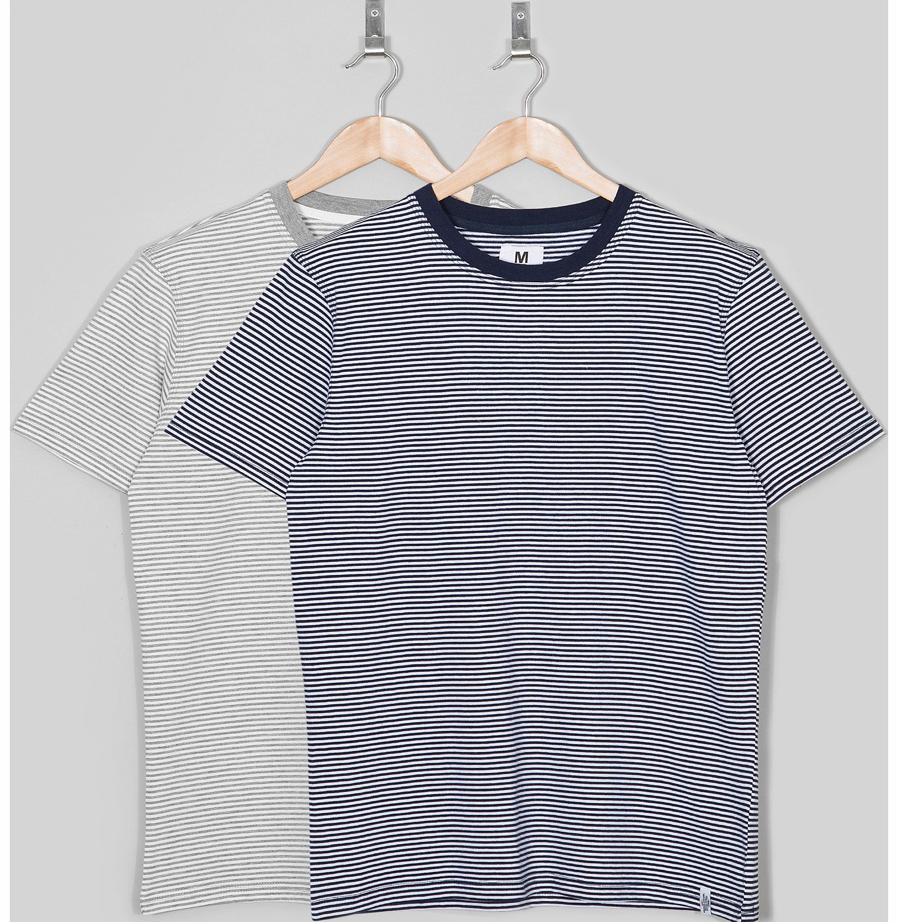 size? Basics Striped T-Shirt 2 Pack