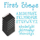 Sizzix Sizzlits Alphabet Set 9 Dies - First Steps by Emily Humble